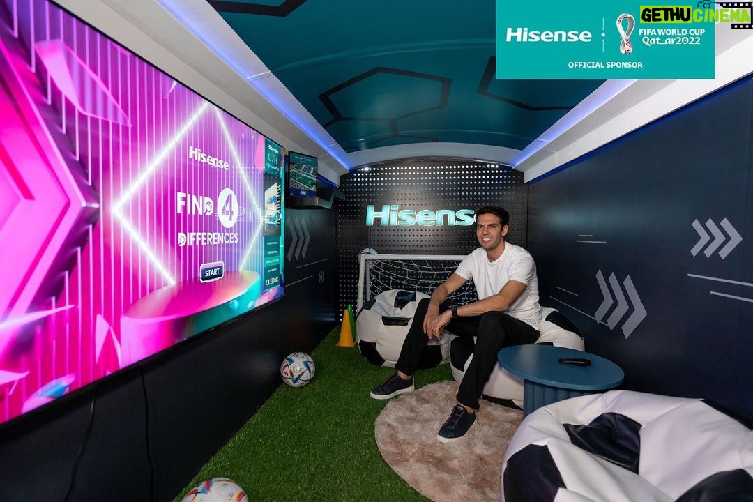 Kaká Instagram - What a great start for the Hisense Perfect Match Tour! I’ll see you all again on November 26th in Dubai! #perfectmatch