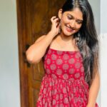Kalyani Anil Instagram - You deserve the same love you give….🦋 👗 @geesahh_designs 📸 @deepthi8934 Trivandrum, India