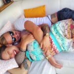 Kamila Rundusová Instagram - (EN👇) 7.7.2017 moje mamka vyfotila tuhle fotku - naší první společnou. Leželi jsme na gauči u nás zahradě v šílený kocovině, znali se asi tak 12 hodin, ale už jsme tušili, že to nebude jentak:) Chvíli na to jsme si v Sapě u vietnamskýho jídla naplánovali celej náš společnej život, jak budeme mít restauraci u oceánu, jak se bude jmenovat, jaký všechny země procestujeme, že budeme dělat videa a co všechno ochutnáme. 6 let za námi a už jsme toho zmákli mnohem víc. Není nad to poznat stejnýho blázna, kterej má podobný sny a nebojí se “toho”. Šest skvělých let máme za sebou a dalších šedesát před náma. Krásné výročí, bubu🤍 Miluju tě @robiczech a tuhle naší první společnou písničku taky… jak jsme jezdili z letních mejdanů, vlasy vlály z okýnka a my ji zpívali nahlas jak blázni… I feel you breathing down my neck As the blood's rushing through my legs Waiting for a chance to prove that my soul It belongs to you I just wanna go there, I just want a beautiful escape I just wanna move ya Show you that this love is yours to take And now we're driving over, Fears that makes us feel like we're not enough Yeah, we're flying up, closer Dancing on the edge of the world above I was scared I couldn't show ya All this lovin' that I hold inside But now I feel your power I am here, and I don't wanna hide no more ENGLISH: On July 7, 2017, my mom took this photo of us together. We were lying on the couch in our garden with a crazy hangover, we had known each other for about 12 hours, but we already “knew”… Just couple hours after we planned our whole life together over a Vietnamese lunch… how we would have a restaurant by the ocean, what will it be called, what countries will we travel and what dishes will we taste. 6 years behind us and we've done and experienced a lot more. It's awesome to meet your soulmate who has similar dreams and is not afraid of fulfilling them. We have had six great years behind us and another sixty ahead of us. Happy anniversary, bubu🤍 I love you @robiczech and our very first common song which we used to sing in the car like crazy (lyrics above) Cernosice
