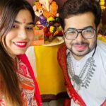 Kanisha Malhotra Instagram - Toh kuch aisa raha iss saal ka Ganpati Festival. Thankyou for coming Bappa. Will miss you.. come back soonest ❤️🙏😇 #ganpati #ganpatibappamorya #ganpatidecoration #ganpatibappa #ganeshchaturthi #ganesha #kanishamalhotra #10yearsofkanukegannu