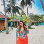 Kanisha Malhotra Instagram - This is what happens when you leave a cute girl on a solo trip. She enjoy her own company to the fullest unleashing her inner goddess 😉😌 Wearing @erotissch_ Location @kikicoconutbeach #holiday #beach #solotrip #trip#travelwithkani #veitnam #beachvibes #curvygirl #swimwear #lookoftheday #kanishamalhotra