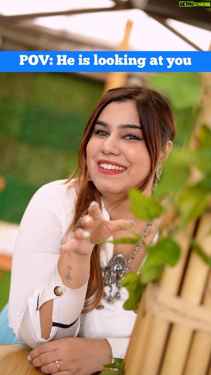 Kanisha Malhotra - 4.8K Likes - POV: He is looking at you 😉🤩🥰
Shot by @whoisclicking
#romance #hopelessromantic #oldschoolromance #romantic #kanishamalhotra #bollywood #filmy #trending #viral #lovestory