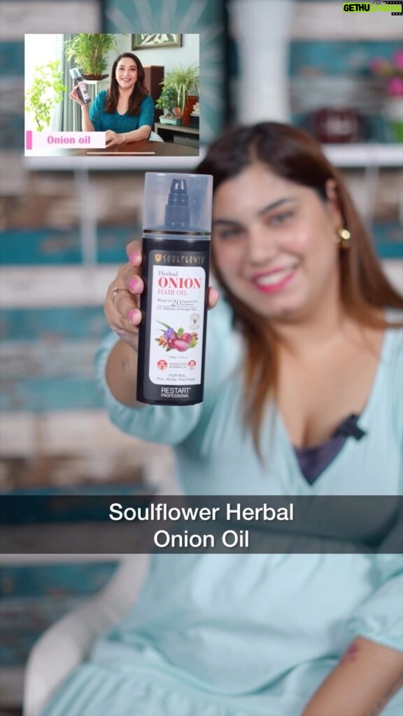 Kanisha Malhotra Instagram - Do you also want soft, supple & beautiful hair like Madhuri Dixit? Then do try this amazing Onion Oil by @soulflowerindia which she recently spoke about in her youtube video. I am sure you will thanks me later 😉❤️ Soulflower is India’s Farm to Face preservative free brand since 22 years. Use my code ‘Kanisha10’ to get discount #onionoil #haircare #hairoil #madhuridixit #oil #trending #viral #hairgoals #hair #review #kanishamalhotra