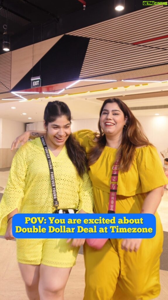 Kanisha Malhotra Instagram - ZONE MEIN HOON this weekend!! Get ready to double your fun at TIMEZONE. Make the most of the DOUBLE DOLLAR offer from June 23rd-25th. An action-packed weekend filled with excitement, games, and unbeatable deals at Asia’s Largest Family Entertainment destination. Play double of what you Pay - it’s that simple! Gather your friends and head to your nearest venue for a weekend you won’t forget. @ambiencemalls @ambiencemallvasantkunj @gaurcitymallofficial @logixcitycenter @pacificmalldelhi @timezonegames 📸 @prabhat.sugu #Timezonegames #DoubleDollar #Offer #DoubleFun #TimezoneDoubleDollar #zonemeinhoon #VideoGames #VReality #Gaming #Gamezone #GamingArcade #ArcadeGames #Fun #Entertainment #Family #Friends #Games #FavouriteGame #Rewards #FunTime #Trending #explorepage #kanishamalhotra