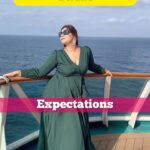 Kanisha Malhotra Instagram - Creating content is a tough job. For those who think it is easy. It ain’t! Specially in crowded places. Here is a BTS or rather an expectation vs reality of my recent cruise holiday. Have a look!! #cruise #expectationsvsreality #expectations #reality #comedy #comedyreels #funny #trending #viral #cruise #contentcreator #crowded #kanishamalhotra #travelwithkani #travelgram