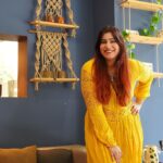 Kanisha Malhotra Instagram - Blessing your feed with some sunshine on the 5th day of Navratri as today’s colour is #Yellow 💛⭐️🌟🌻🌼💫 Yellow, the fifth color, stands for Skanda Mata, the goddess. The color yellow is cheerful and sunny and is related to wealth and abundance. It stands for good fortune and achievements in life. I pray we all get health & wealth in abundance. Jai Mata Di 🙏 #navratri #navratrispecial #kanishamalhotra #day5 #explore #instagram #sun #sunshine