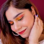 Kanisha Malhotra Instagram - “Channeling my inner glam queen while prepping for the G20 summit! 💄✨ As I create a look using shades of one of the joining country’s flag. Can you guess which country is it? The G20 World Summit is an annual meeting consisting of political leaders, which is taking place in Delhi this year. The attendees will include U.S. President Joe Biden, U.K. Prime Minister Rishi Sunak, Canadian Prime Minister Justin Trudeau, and French President Emmanuel Macron🌍🌟 Rumours has it that in this G20 meet, Our Prime minister is going to change the name from India to Bharat, what are your thoughts on this? Comment below 👇 #Kanishamalhotra makeup #Makeupgoals #GlobalcollabrationG20Summit #GlamPrep #ExcitingTimesAhead #G20 #g20summit “