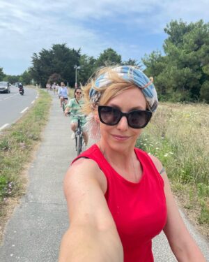 Kari Byron Instagram - I love biking all day and finding my favorite foods. #France #ÎledeRé #crashtestgirl