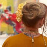 Kari Byron Instagram - A night of @deyoungmuseum art and flowers in #sanfrancisco with @lechatnoirphotography Thank you @acute.collective for always making my color ideas into painted hair♥️