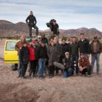 Kari Byron Instagram - 2013 crew photo after a big shoot. Which is a funny phrase since we had just used an RPG to flip a car. Big Shoot😂