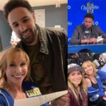 Kari Byron Instagram – Myth confirmed @klaythompson has some paper airplane skilllz! Perfect aerodynamics on this one.

Last night at @chase_center was the @warriors Women’s Empowerment Night. Thanks @inspectorplanet for all the laughs! 

I ♥️#SanFrancisco

#Warriors #basketball #women @explr_media 
#Mythbusters