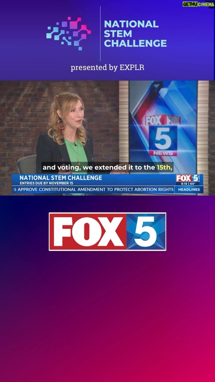 Kari Byron Instagram - đŁ Did you hear the news?! đŁ đ Due to federal holidays, the National STEM Challenge SUBMISSION DEADLINE HAS BEEN EXTENDED to Wed. November 15th at 8:59pm PT/11:59pm ET! đ And as the incredible News Anchor @raoulmartineztv said,"Don't wait til the last minute!" Thank you @fox5sandiego for helping us celebrate #NationalSTEMDay! đ Watch the full segment at đ in bio. #NationalSTEMChallenge #EXPLR #Fox5News #STEM #VeteransDay #ElectionDay #STEAM #ScienceFair #ScienceProjects #STEMEducation #STEMLearning #Fox5 San Diego, California