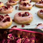 Kari Byron Instagram - I have been experimenting with Dispora Paneer Rose Petals. Steeped them in water to make rose frosted cookies. Then decorated with the petals. I am so excited that it turned out delicious!