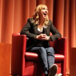 Kari Byron Instagram – 🤯 Did you know? Livermore, CA is one of only 6 cities in the world to have a chemical element named after it? 💥 Highlights from “An Evening with Kari Byron – Crash Test Girl” at Bankhead Theater @livermorevalleyarts. 

🎨📲 Swipe for science, creativity, and the art of experimentation! #NationalSTEMChallenge #EXPLR #LivermoreValley #AI #STEAM #STEM #ArtificialIntelligence #ScienceTeachers Livermore Valley Arts