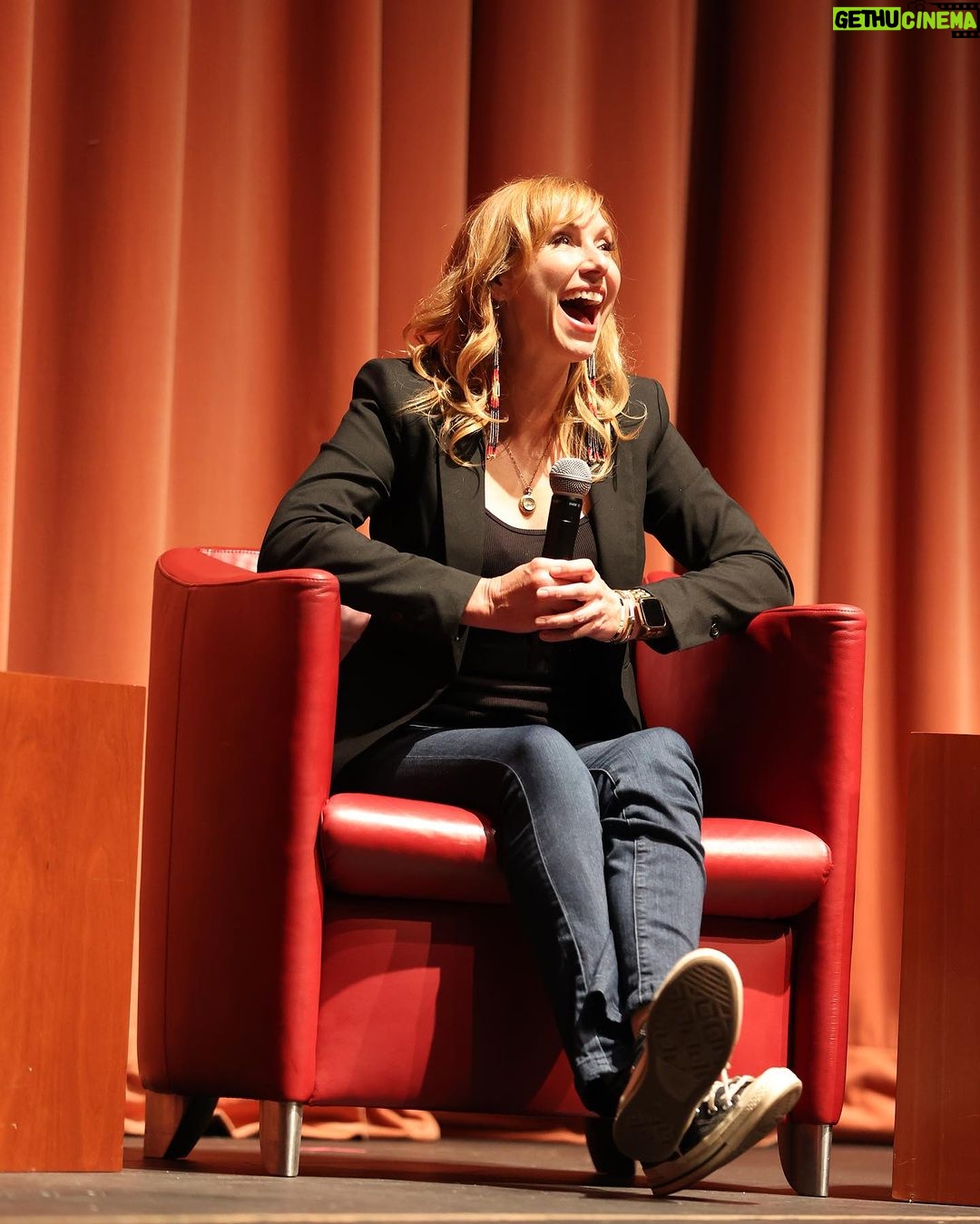 Kari Byron Instagram - π€― Did you know? Livermore, CA is one of only 6 cities in the world to have a chemical element named after it? π₯ Highlights from "An Evening with Kari Byron β Crash Test Girl" at Bankhead Theater @livermorevalleyarts. π¨π² Swipe for science, creativity, and the art of experimentation! #NationalSTEMChallenge #EXPLR #LivermoreValley #AI #STEAM #STEM #ArtificialIntelligence #ScienceTeachers Livermore Valley Arts