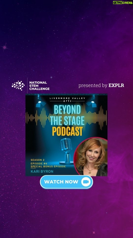 Kari Byron Instagram - Where art and science intersect, creativity knows no bounds! 🎨💥 Go "Beyond the Stage" with Myth-busting science communicator and National STEM Challenge co-director @therealkaribyron in this bonus podcast episode from @livermorevalleyarts. 🎧🎙️ Watch and listen at 🔗 in bio! #NationalSTEMChallenge #EXPLR #STEAM #LivermoreValley #PodcastSeries #Livermore #STEAMEducation Livermore Valley Arts