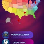 Kari Byron Instagram - Louisiana has entered the chat as the #NationalSTEMChallenge comes up on its final week! 💥🥊 Knocking Mississippi out of last week's top 3, the Pelican State made a smooth landing between the Keystone and Aloha States. Is this battle of the bayou settled once and for all? Will Taylor Swift's home state keep having The Best Day at the top submission spot? You can help decide! There's still time to get your state or school district in the running with student project submissions by Nov. 12th at nationalstemchallenge.com. #NationalSTEMChallenge #EXPLR #HighschoolScience #MiddleSchoolScience #ScienceFair #ScienceProject #STEMEducation #ScienceTeacher ScienceFairProject #ScienceProjects #YoungScientists #STEMLearning #STEM #STEMEducation #SeeItBeIt #CuriousMinds #STEMActivities #ScienceProjects #STEMpower #StemActivitiesForKids