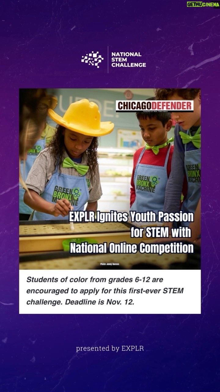 Kari Byron Instagram - Huge THANK YOU to the @chicagodefender and @tacuma.roe for hitting the mission of the National STEM Challenge and Festival on the head! π±STEM is life - literally! Kids and teens aren't just using STEM to be future change agents and solution makers - they're changing the game NOW. ππΎβπ»π€πΏπ«Άπ½π€π½ Join us in the creativity and curiosity movement! π to full article in bio #GenerationNOW #NationalSTEMChallenge #ChicagoDefender #ChicagoNews #InnovationGeneration #STEM