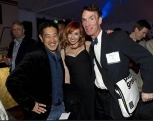 Kari Byron Instagram - I used the word “STEMerati” this morning. I was looking for an illustration of that word on Google and this image popped up! We were all at a Discovery party in 2010. @billnye is fun on and off the clock. 
#behindthescenes #stem