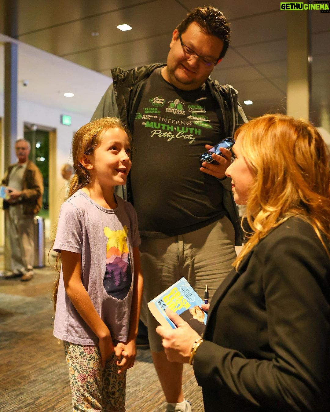 Kari Byron Instagram - π€― Did you know? Livermore, CA is one of only 6 cities in the world to have a chemical element named after it? π₯ Highlights from "An Evening with Kari Byron β Crash Test Girl" at Bankhead Theater @livermorevalleyarts. π¨π² Swipe for science, creativity, and the art of experimentation! #NationalSTEMChallenge #EXPLR #LivermoreValley #AI #STEAM #STEM #ArtificialIntelligence #ScienceTeachers Livermore Valley Arts