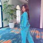 Karishma Sharma Instagram - Bold, bright and unapologetically me in Seema Khan’s @whylabs.in ✨ Slaying the day in style💙 Bangalore, India