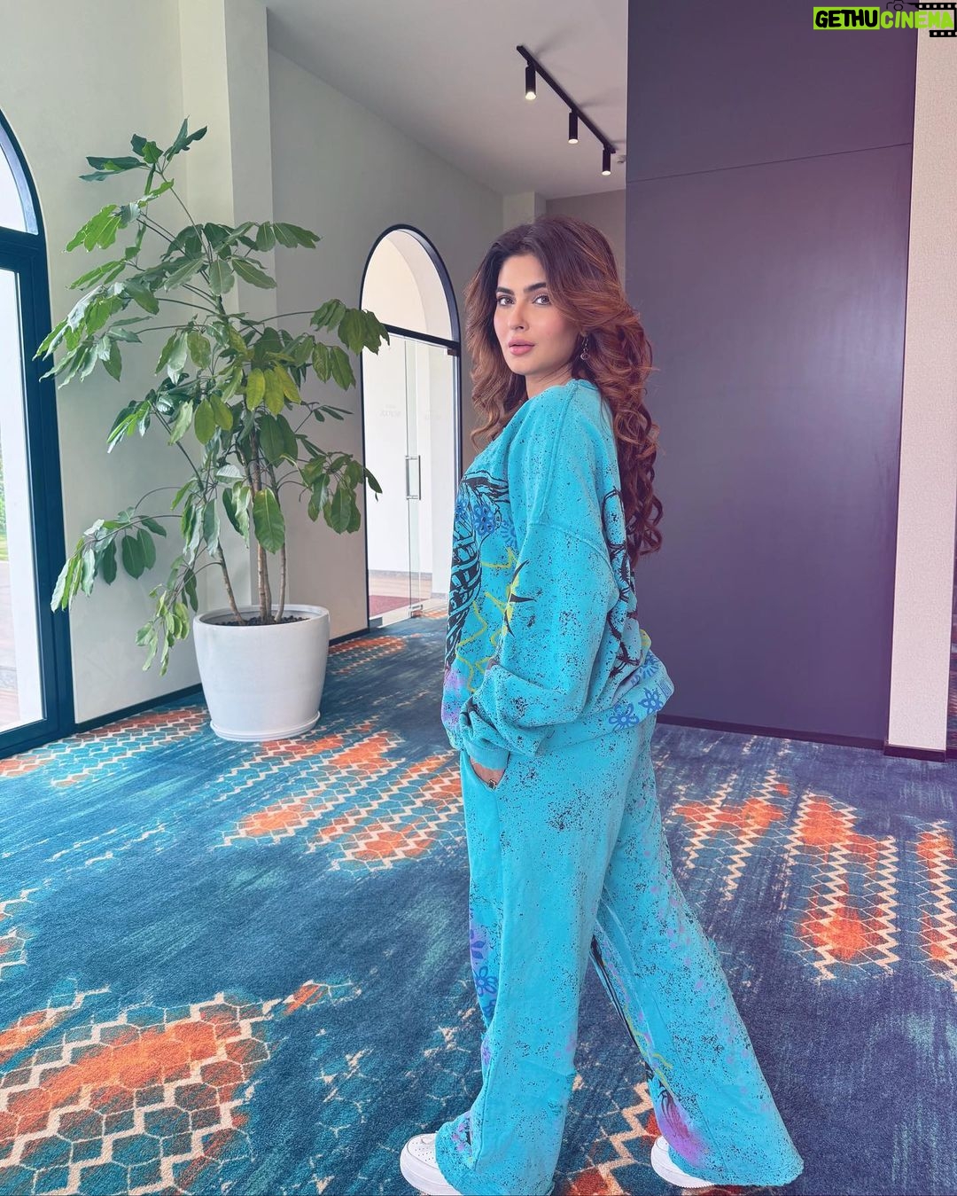 Karishma Sharma Instagram - Bold, bright and unapologetically me in Seema Khan’s @whylabs.in ✨ Slaying the day in style💙 Bangalore, India