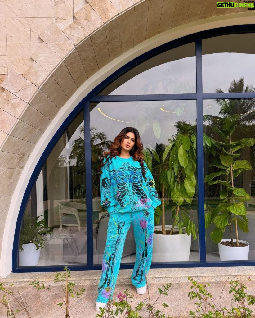 Karishma Sharma Instagram - Bold, bright and unapologetically me in Seema Khan’s @whylabs.in ✨ Slaying the day in style💙 Bangalore, India