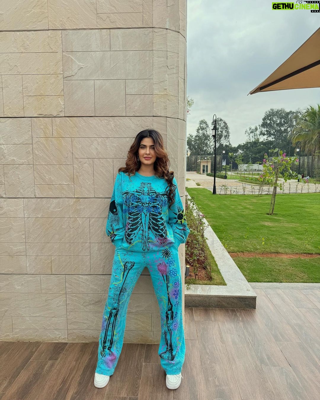 Karishma Sharma Instagram - Bold, bright and unapologetically me in Seema Khan’s @whylabs.in ✨ Slaying the day in style💙 Bangalore, India