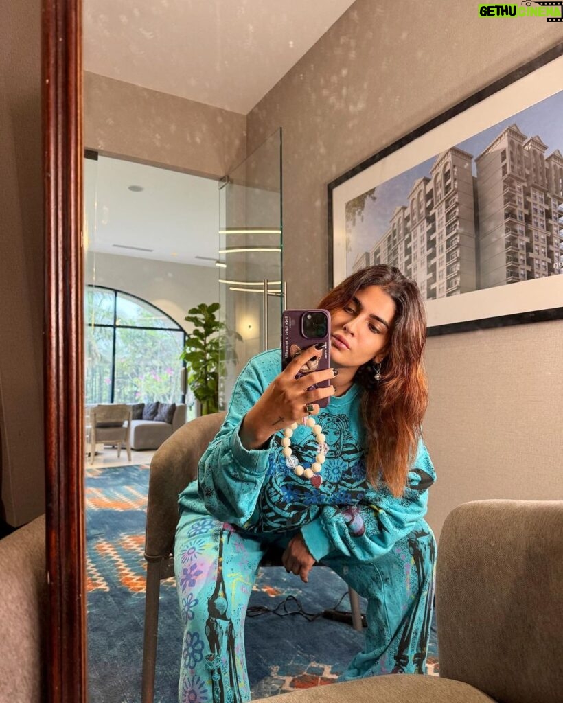 Karishma Sharma Instagram - Bold, bright and unapologetically me in Seema Khan’s @whylabs.in ✨ Slaying the day in style💙 Bangalore, India