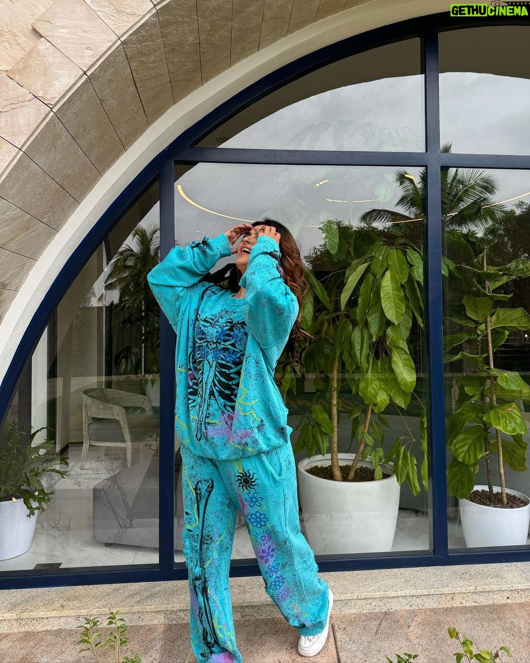 Karishma Sharma Instagram - Bold, bright and unapologetically me in Seema Khan’s @whylabs.in ✨ Slaying the day in style💙 Bangalore, India