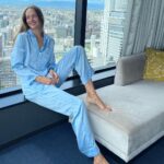 Karmen Pedaru Instagram - ✨ Slip into Pure Luxury Pyjamas: Where Dreams Are Made of Silk! ✨ Wearing my “Dreams Come True” pyjama set. @karmenpedaru.silk #luxurypyjamas #silkpyjamas #dreamscometrue