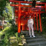 Karmen Pedaru Instagram - Enjoying beautiful day in Gifu in “Best Time Ever” pyjamas! Exploring in style and embracing the feeling of comfort and luxury of silk! @karmenpedaru.silk ☀️🇯🇵 #gifu #japanadventures #luxurysilkpyjamas Gifu,japan