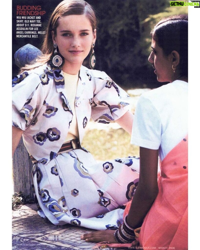 Karmen Pedaru Instagram - Found these pictures from my first photoshoot ever in India for Teen Vogue. I was 15 🥹 #dungarpur