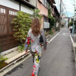 Karmen Pedaru Instagram - Exploring the city of Nagoya comfortably in my luxurious silk pyjamas! 🥢🖼️☀️ @karmenpedaru.silk #LuxurySilkPyjamas #ExploreInStyle #WhereComfortMeetsLuxury Nagoya, Japan