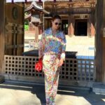 Karmen Pedaru Instagram - Enjoying beautiful day in Gifu in “Best Time Ever” pyjamas! Exploring in style and embracing the feeling of comfort and luxury of silk! @karmenpedaru.silk ☀️🇯🇵 #gifu #japanadventures #luxurysilkpyjamas Gifu,japan
