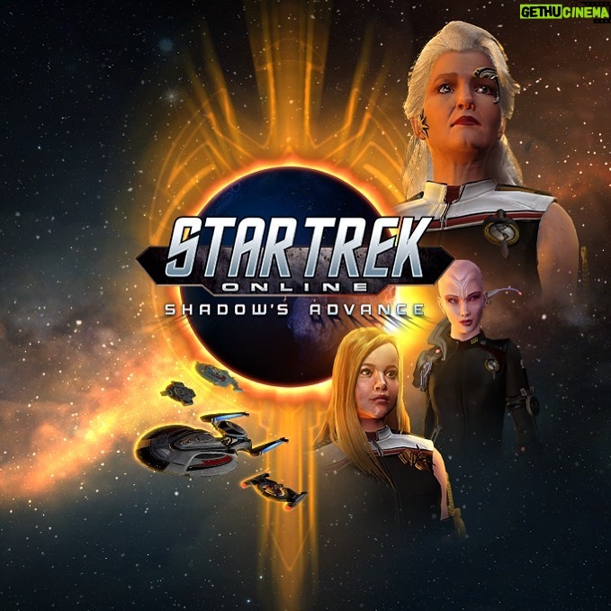 Kate Mulgrew Instagram - Surprise! I am now a part of Star Trek Online - and what a debut. I'm voicing both Admiral Janeway and Mirror Universe Marshal Janeway in this brand new story. And who better to team up with for a Mirror escapade than @morywise & Captain Killy? Live now! @trekonlinegame @startrek