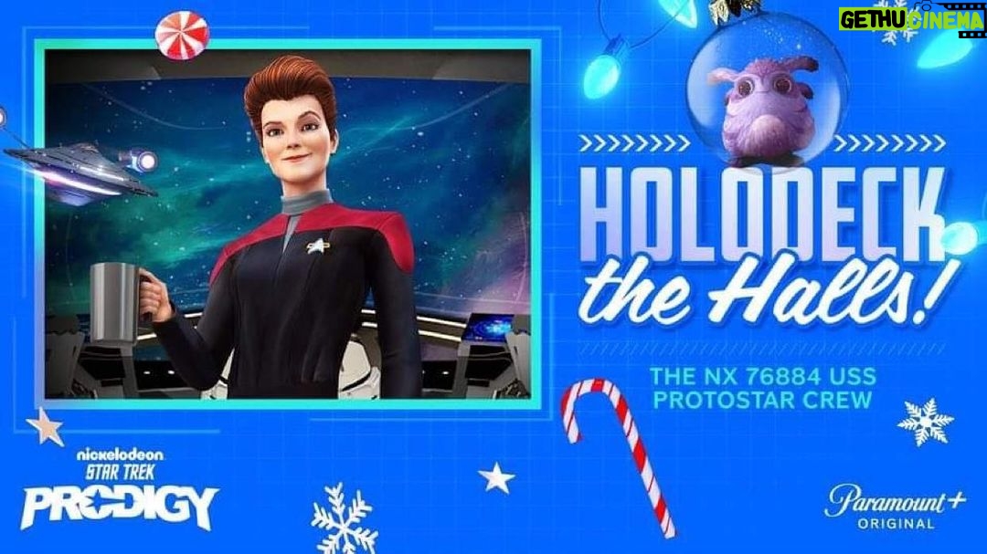 Kate Mulgrew Instagram - I might be biased, but this oneβs my favorite! πβοΈπ @startrekonpplus #StarTrekProdigy #HappyHolidays