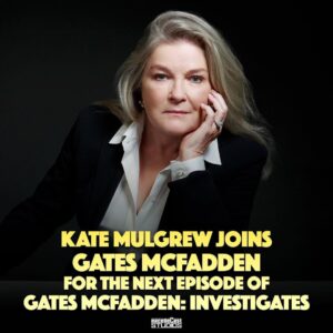 Kate Mulgrew Instagram - My podcast appearance on InvestiGates is now live! Thank you to @gates_mcfadden for a delightful chat - follow the link below and have a listen 🎧 or find it wherever you listen to podcasts. 

@nacellecompany @startrek #StarTrek #Janeway #Podcast #Investigates 

https://gatesmcfadden.com/podcast/