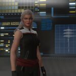 Kate Mulgrew Instagram - Terran Marshal Janeway exercising the right to bare arms 💪🏻💪🏻 #JanewayOrTheHighway #StarTrekOnline #StarTrek @trekonlinegame