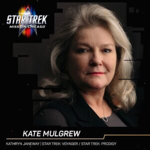 Kate Mulgrew Instagram - I’ll be there and ready to chat about #StarTrekProdigy and all things Janeway! I’ve missed my Trek family! 🚀 @startrekmissions @startrekonpplus