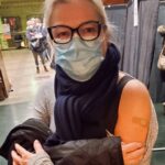 Kate Mulgrew Instagram - Got my Covid-19 vaccine in the wee hours of Monday morning! Consider this an order from your Captain - continue to mask up and register to receive your vaccine ASAP. Here in the US, check the website for your individual state of residence (NY for me!) for when you can sign up. We will beat this, but only if we all work together. Stay safe, my friends, and trust in science! 🖖🏻🍀