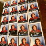 Kate Mulgrew Instagram - Hard at work getting all your autographs from @galaxyconlive ready in time for the holidays! A big thanks to the Galaxy Con team for their Starfleet-level organization! 🖌🪐💫