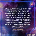 Kate Mulgrew Instagram – A heartfelt thank you to our fans for their unwavering support (the plane!!) and to @netflix for giving #StarTrekProdigy a new home. 

We have, truly, only just begun! 🖖🏻🚀