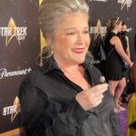 Kate Mulgrew Instagram – Tiny mic-drop moments with @startrekonpplus @cbstvstudios @startrek – does this 🎤 make me look cool? 

#StarTrekDay