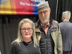 Kate Mulgrew Instagram - Ten photos for the last #tbt of 2022! Quite a year, to say the least. Thank you to everyone who came out to say hello at conventions across the US, to my intrepid Prodigy cast & crew, to the folks at the Janeway statue in Bloomington, and to everyone who follows me across social media! As Janeway said in today's #StarTrekProdigy season 1 finale - go boldly. 💫🚀🖖🏻

@startrekonpplus @startrek @jameelajamil @brettgray @alexkurtzmanofficial @janewaycollective
All photos by Amy Imhoff @amyimhoff1701