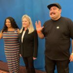 Kate Mulgrew Instagram – Ten photos for the last #tbt of 2022! Quite a year, to say the least. Thank you to everyone who came out to say hello at conventions across the US, to my intrepid Prodigy cast & crew, to the folks at the Janeway statue in Bloomington, and to everyone who follows me across social media! As Janeway said in today’s #StarTrekProdigy season 1 finale – go boldly. 💫🚀🖖🏻
@startrekonpplus @startrek @jameelajamil @brettgray @alexkurtzmanofficial @janewaycollective
All photos by Amy Imhoff @amyimhoff1701