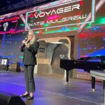 Kate Mulgrew Instagram – Ten photos for the last #tbt of 2022! Quite a year, to say the least. Thank you to everyone who came out to say hello at conventions across the US, to my intrepid Prodigy cast & crew, to the folks at the Janeway statue in Bloomington, and to everyone who follows me across social media! As Janeway said in today’s #StarTrekProdigy season 1 finale – go boldly. 💫🚀🖖🏻
@startrekonpplus @startrek @jameelajamil @brettgray @alexkurtzmanofficial @janewaycollective
All photos by Amy Imhoff @amyimhoff1701