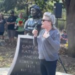 Kate Mulgrew Instagram – Ten photos for the last #tbt of 2022! Quite a year, to say the least. Thank you to everyone who came out to say hello at conventions across the US, to my intrepid Prodigy cast & crew, to the folks at the Janeway statue in Bloomington, and to everyone who follows me across social media! As Janeway said in today’s #StarTrekProdigy season 1 finale – go boldly. 💫🚀🖖🏻

@startrekonpplus @startrek @jameelajamil @brettgray @alexkurtzmanofficial @janewaycollective
All photos by Amy Imhoff @amyimhoff1701