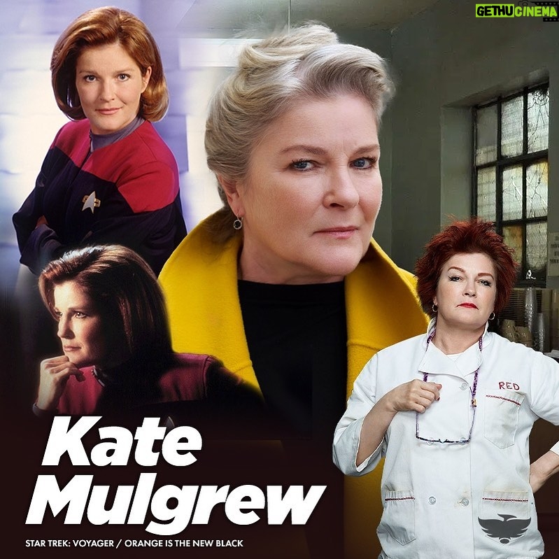 Kate Mulgrew Instagram - Just about two weeks away from Phoenix Fan Fusion! Join me on Saturday 5/28 for a day of celebrating Janeway in her many exciting incarntions, whether classic Voyager, Holo Janeway in #StarTrekProdigy, and Mirror/Admiral Janeway in #StarTrekOnline 🚀☕️🖖🏻 See you there! Tickets here: 📲 www.phoenixfanfusion.com