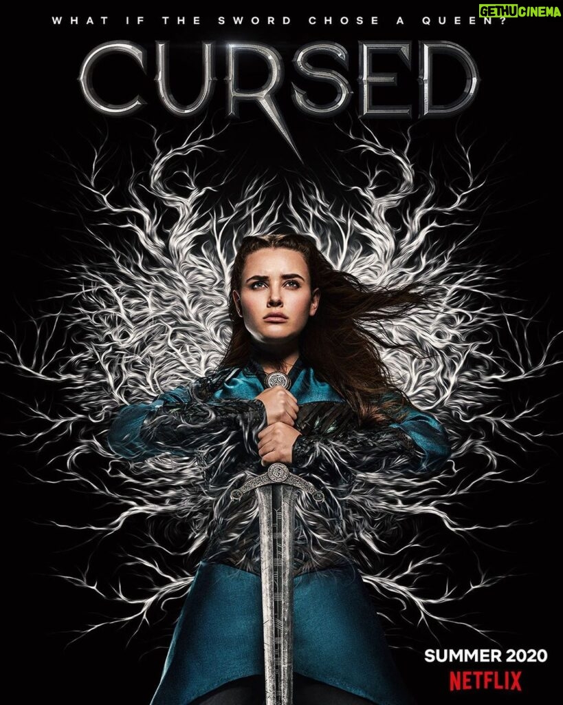 Katherine Langford Instagram - A dream!! Thank you @thomaswheelerofficial and @frankmiller_official for letting me be a part of this legendary story on screen and on paper. Keep an eye out for @cursed coming soon on @netflix ⚔